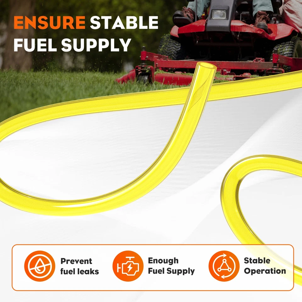 4 Size Fuel Line Hose 16 Feet Petrol Tubing Chainsaw Common Weedeater 2 Cycle - Image 3 of 4