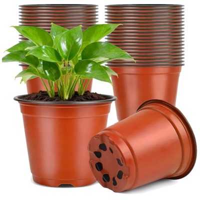 Anzuchttöpfe 15cm Set 100 Stück Kunststoff Blumentöpfepflanzenurndesigndicht