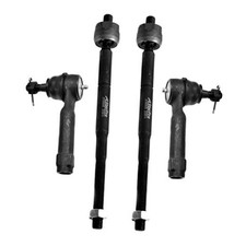 4pcs Steering Kit Front inner and Outer Tie Rod Ends Compatible with Dodge
