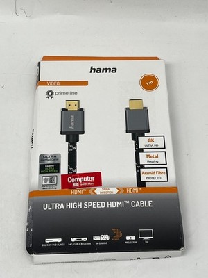 Hama Premium HDMI Kabel 1m Ultra High Speed 8K Dynamic HDR Ethernet #TK1493A