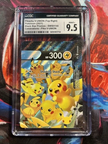 Pikachu V-Union (Top Right) SWSH140 CGC 9.5
