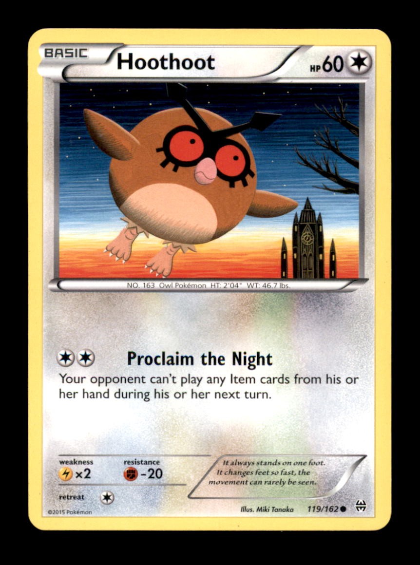 HOOTHOOT 119/162 C BREAKTHROUGH POKEMON LP