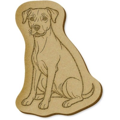 6 x ''Dog Line Art'' MDF Basteln Verzierungen (EB00037302)