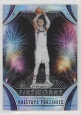 2019-20 Panini Prizm Fireworks Hyper Prizm Kristaps Porzingis #20 15fy