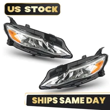 For 2019-2025 Chevy Malibu Full LED Headlight w/ Bulbs w/ Module Left+Right Pair