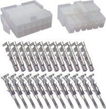12 Pin Connector Kit Circuit Molex MLX Power Connectors Pinwire Terminals 3 Sets