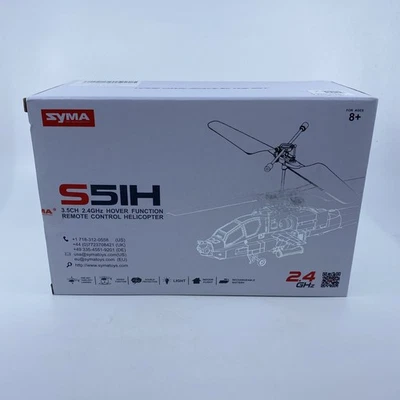Syma S107H-E RC Helicopter 2.4GHz 3.5-Channel Hover w/ Controller New In Box - Image 1 of 4