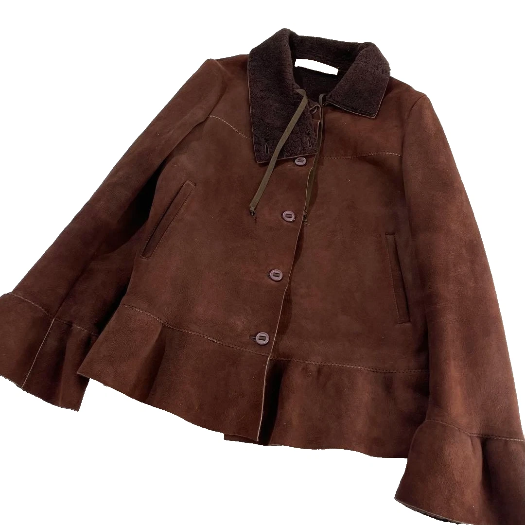 Miu Miu Coats, Jackets & Vests Leather Outer Shell for Women for