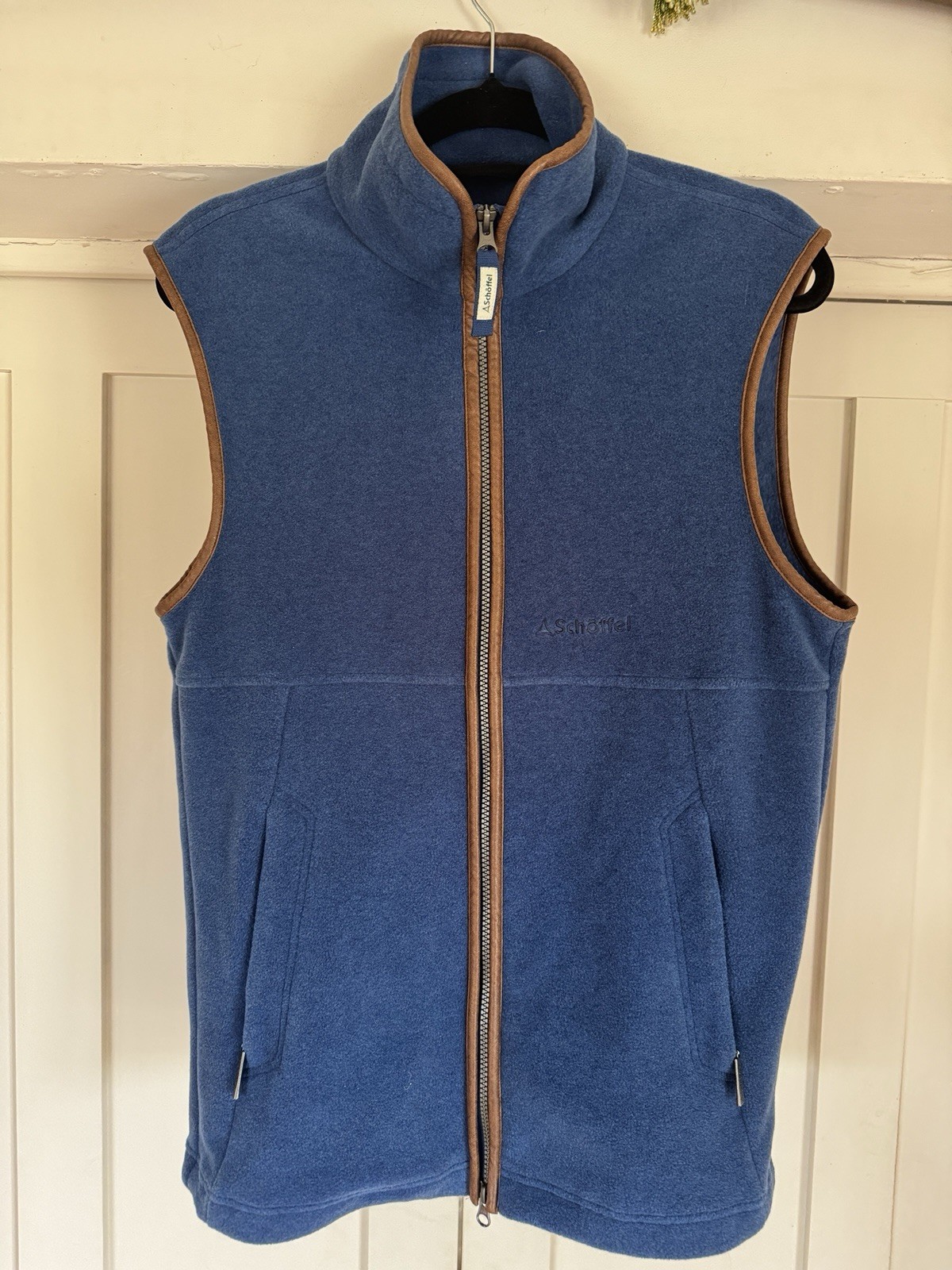 Schoffel Men's Oakham Fleece Gilet Blue, Size 34