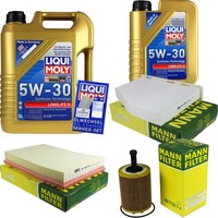 Mann Inspektionspaket 6L Liqui Moly Longlife 5W-30 FüR VW Golf V 3.2 R32 4Motion