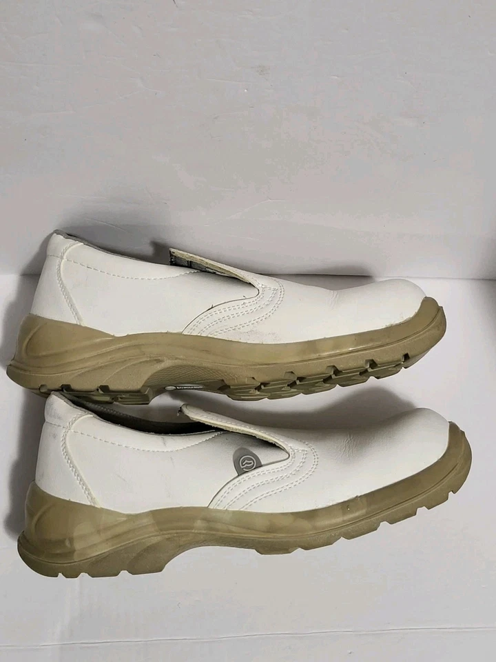 Sapato feminino Toffeln resistente a óleo branco tamanho 45 - Imagem 2 de 4