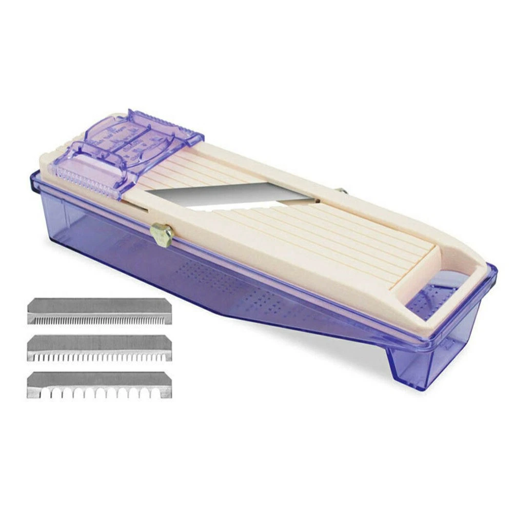 Benriner Mandoline Slicer Adjustable Vegetable 64mm w/ Catch Box No.2