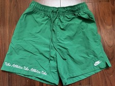 Nike Men  s Athletics Club Woven Green Flow Stitched Shorts FV5661-365