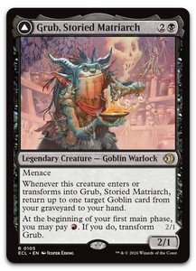 Grub, Storied Matriarch #105 Lorwyn Eclipsed Rare