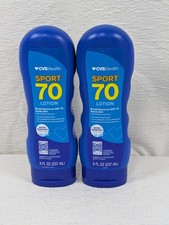 CVS Health - Sport SPF 70 Sunscreen Lotion - 8 fl oz - exp 04-28 - 2 pack 2.49 per gallon