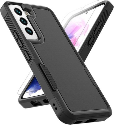 For Samsung Galaxy S22 Case: Dual Layer Protective Heavy Duty Cell Phone Cover S