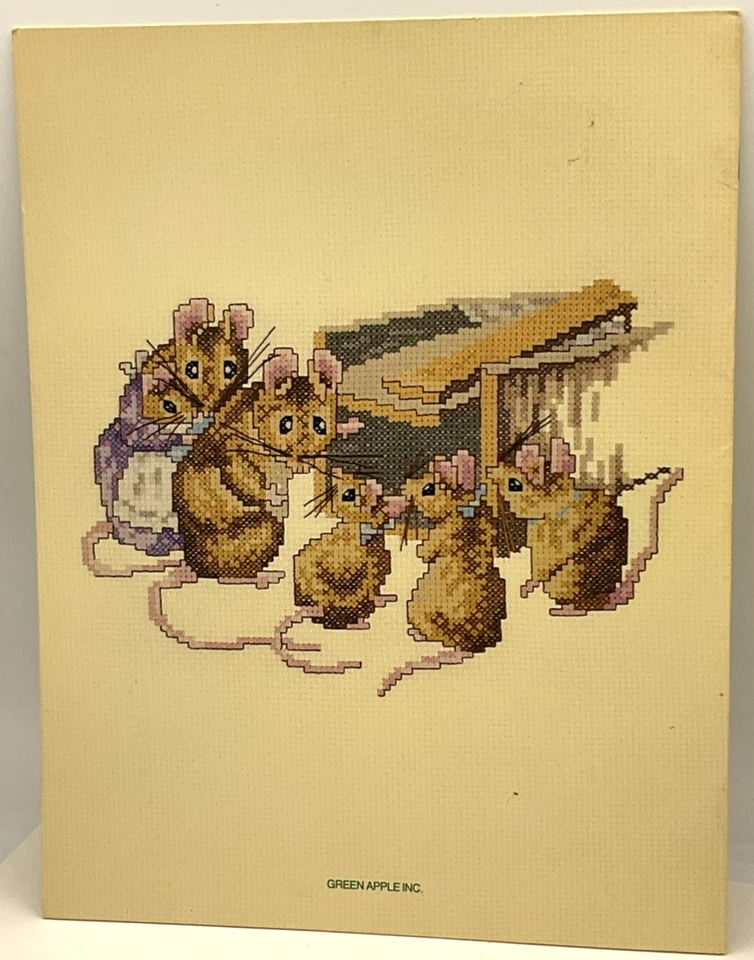 1982 The Tale of Two Bad Mice Beatrix Potter Counted Cross Stitch Pattern Book - Image 2 of 4