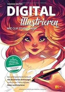 Digital illustrieren mit Clip Studio Paint: Das umfangre... | Buch | Zustand gut