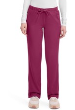 Healing Hands Scrubs Women's Rebecca Pant Petite 9560P WINE Wine Free Ship