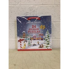 EuroGraphics Puzzles Christmas Town Fair 50pc Puzzle Advent Calendar