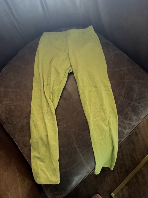 Lime Green Leggings Size 6 Girls 