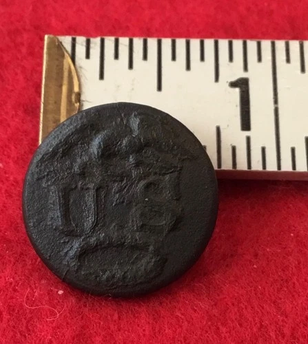 US Army Pre-Civil War "Great Coat" Button, BACKMARK "UNITED STATES".
