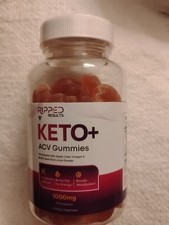 Ripped Results KETO ACV Gummies 60 1000MG  EXP 12/26