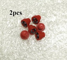 2x Rubber Power Switch Cap Red Button For Sennheiser 100G3 EW100G3 135 g3