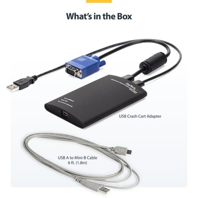 StarTech.com Portable Laptop Crash Cart Adapter