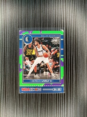 2024-25 Panini Hoops Haunted Dereck Lively II #75 Slime Mavericks