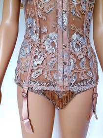 $2,590 Agent Provocateur Adiyah Corset Soir&eacute;e 2015 Couture Sarah Shotton Era AP4