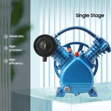 Industrial Belt Type Air Compressor Pump Head 2 Stage V Type Dual-Cylinder New