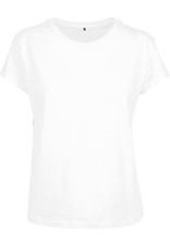 Women's Box Tee BY052-Ladies Short Sleeve Casual Cotton Plain fashion T-Shirt