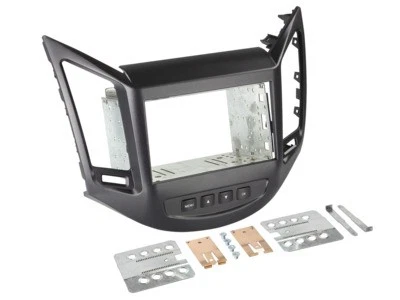 Radioblende Double DIN Noir Mat Einbaurahmen Pour Chevrolet Orlando KL1YN - Photo 1/2