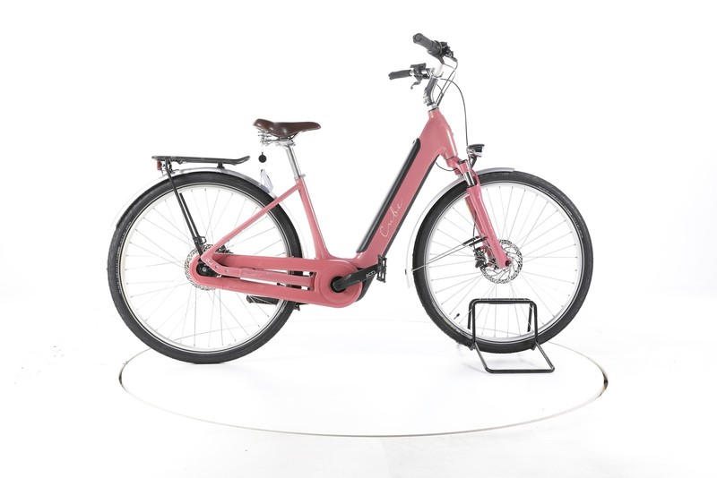 Cube Ella Cruise Hybrid Vélo électrique de ville Bosch Batterie 500Wh 28" rose