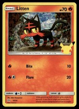 litten pokemon card holographic Pokemon Litten (167/281) Temporal Forces LP HOLO