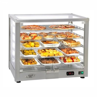 Equipex WD780S-3 30'' Full Service Countertop Sodir-Roller Grill Warming Displ...