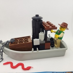 Lego Orient Expedition Adventurers Jungle River 7410 Uncomplete w/ Instructions