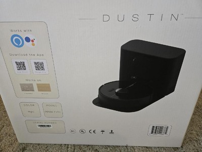 bObsweep Dustin Wi-Fi Connected Self-Emptying Robot Vacuum