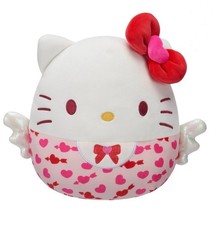 Squishmallows Hello Kitty Valentine's Day Plush 5", 2025 Collection, White