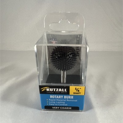 Kutzall Sphere Rotary Burr 1/4'' Shaft 1'' Diameter, Very Coarse, Rapid Removal