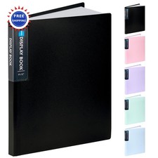 Art Portfolio 9 x12 40 Pockets Large Display Folder Heavy Duty Sooez 9x12 Pages