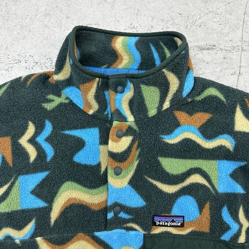 Vintage Patagonia Synchilla Snap T Printed Fleece Pullover Sweater Jacket Mens S by Patagonia, $90 - Photo 3