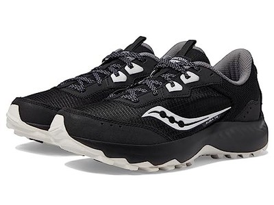 S10862 SAUCONY WOMEN'S AURA TR SNEAKER SIZE WOMEN 9.5 BLACK/FOG - NO BOX