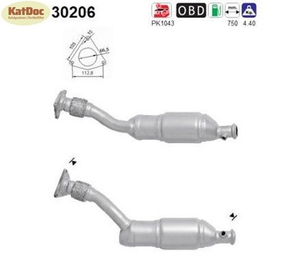   Katalysator Renault Kangoo/Rapid, 1.6, 16V, 4x4, 70kW, Euro 4