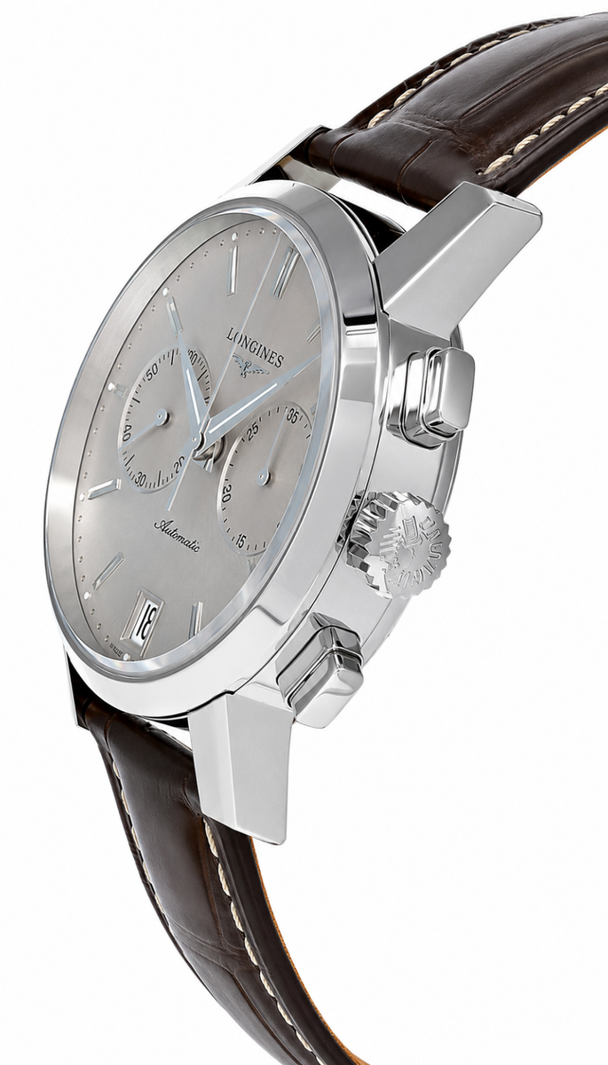 Longines 1832 Automatic Chronograph 42mm Beige Dial Men's Watch L4