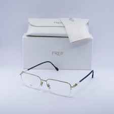 Fred FG50017U 030 Gold 58mm Eyeglasses New Authentic