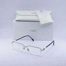Fred FG50017U 030 Gold 58mm Eyeglasses New Authentic