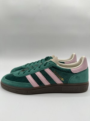 Adidas Women’s Handball Spezial Originals Size 11 Green Pink Velvet  |JI2648|