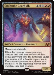 Coalstoke Gearhulk #198 Foil Aetherdrift